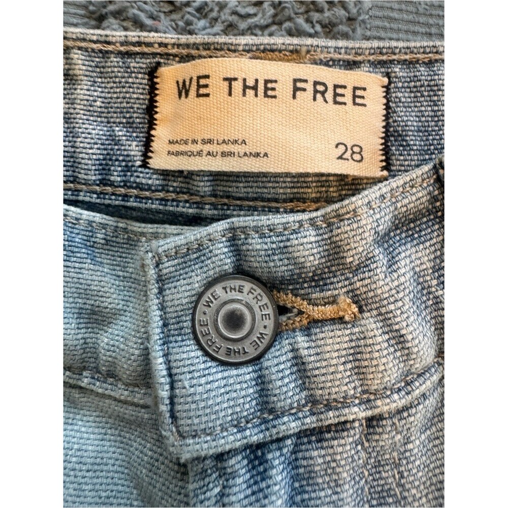 We The Free Trailblazer Convertible Zip Jeans in light denim NWT - Picture 10 of 11